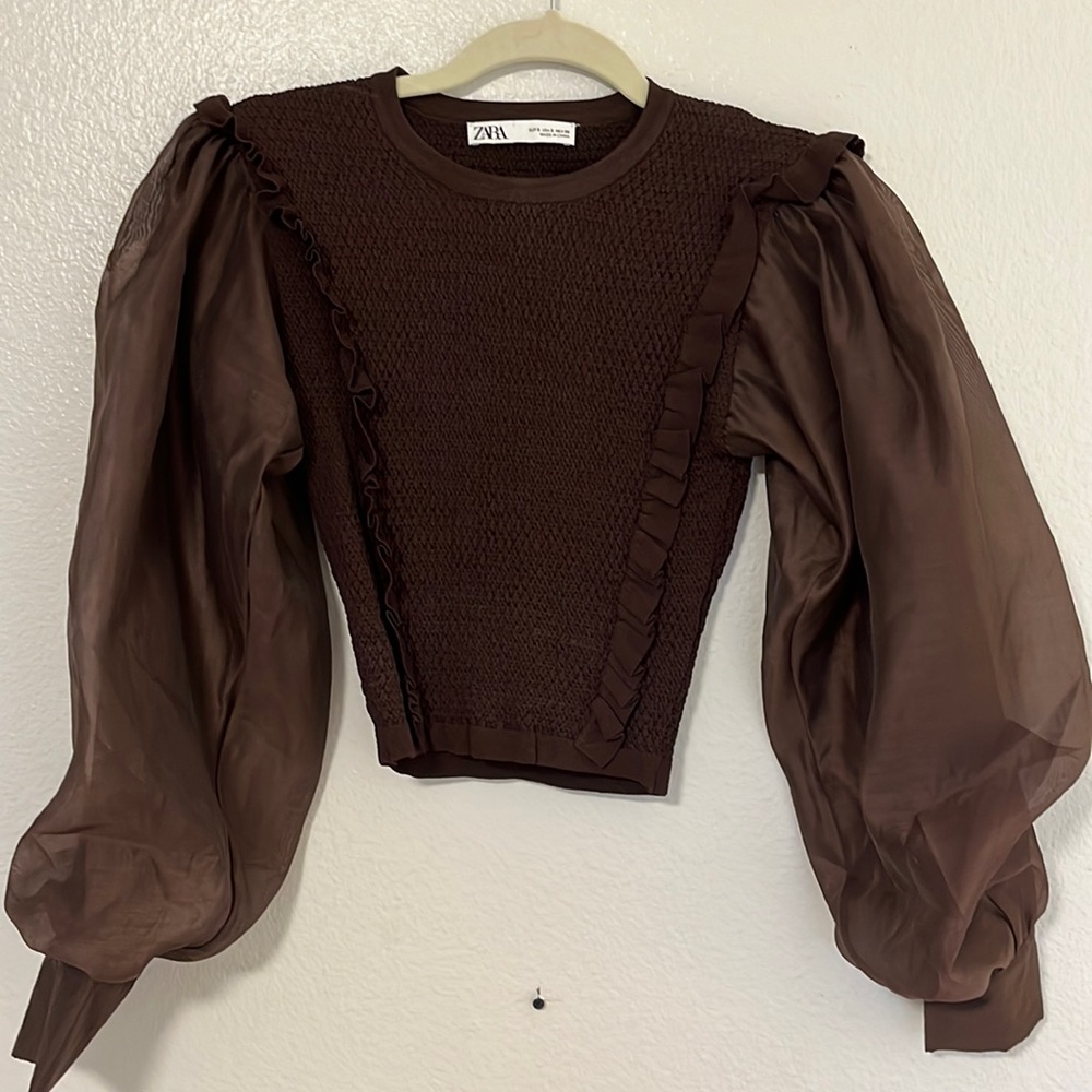 Zara Puff Sleeve Top